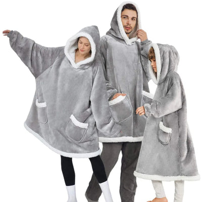 CozyWrap™ - Casual Unisex Hooded Wearable Blanket