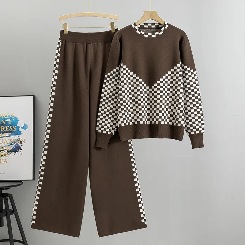 Rosie™ - Knit Pullover Sweater Pajamas Lounge Set