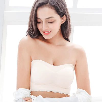 Attractive Strapless Invisible Push-up Bra - For a comfortable fit