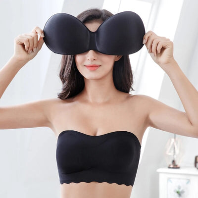 Attractive Strapless Invisible Push-up Bra - For a comfortable fit