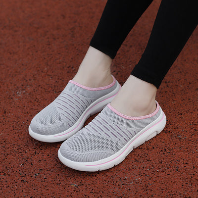 Breathable Soft Sole Casual Half Slippers for Woman