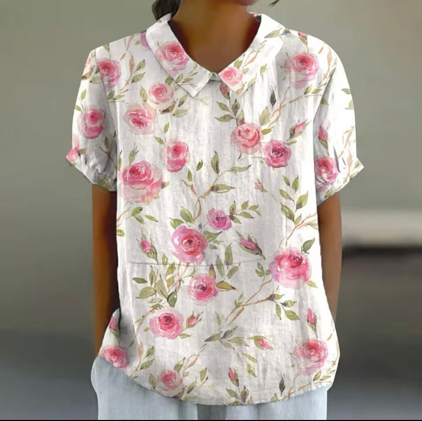Scarlett™ - Floral Elegant Blouse