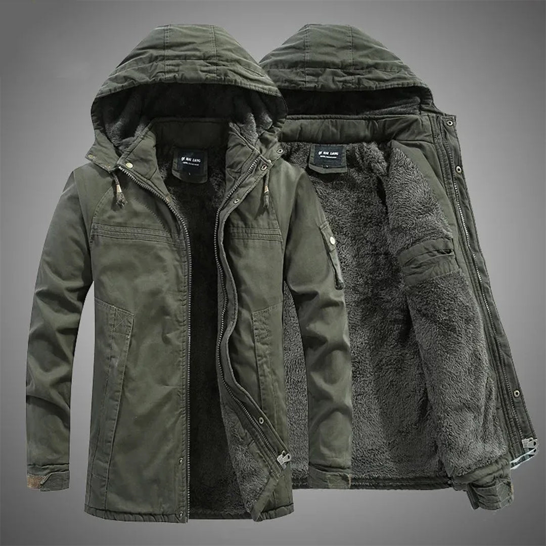 Henry - Comfortable Fleece Hoodded Jacket