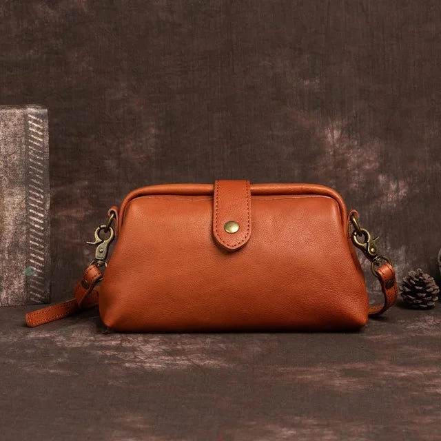 Elise™ - Retro Leather Handmade Bag