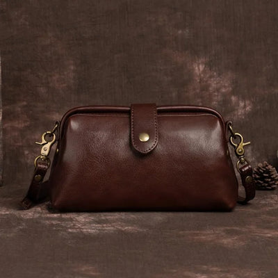 Elise™ - Retro Leather Handmade Bag