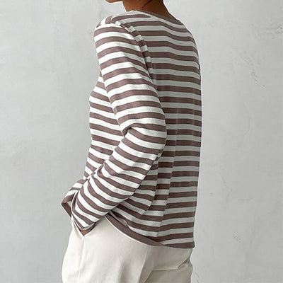 Isabella™ - Elegant Striped Shirt