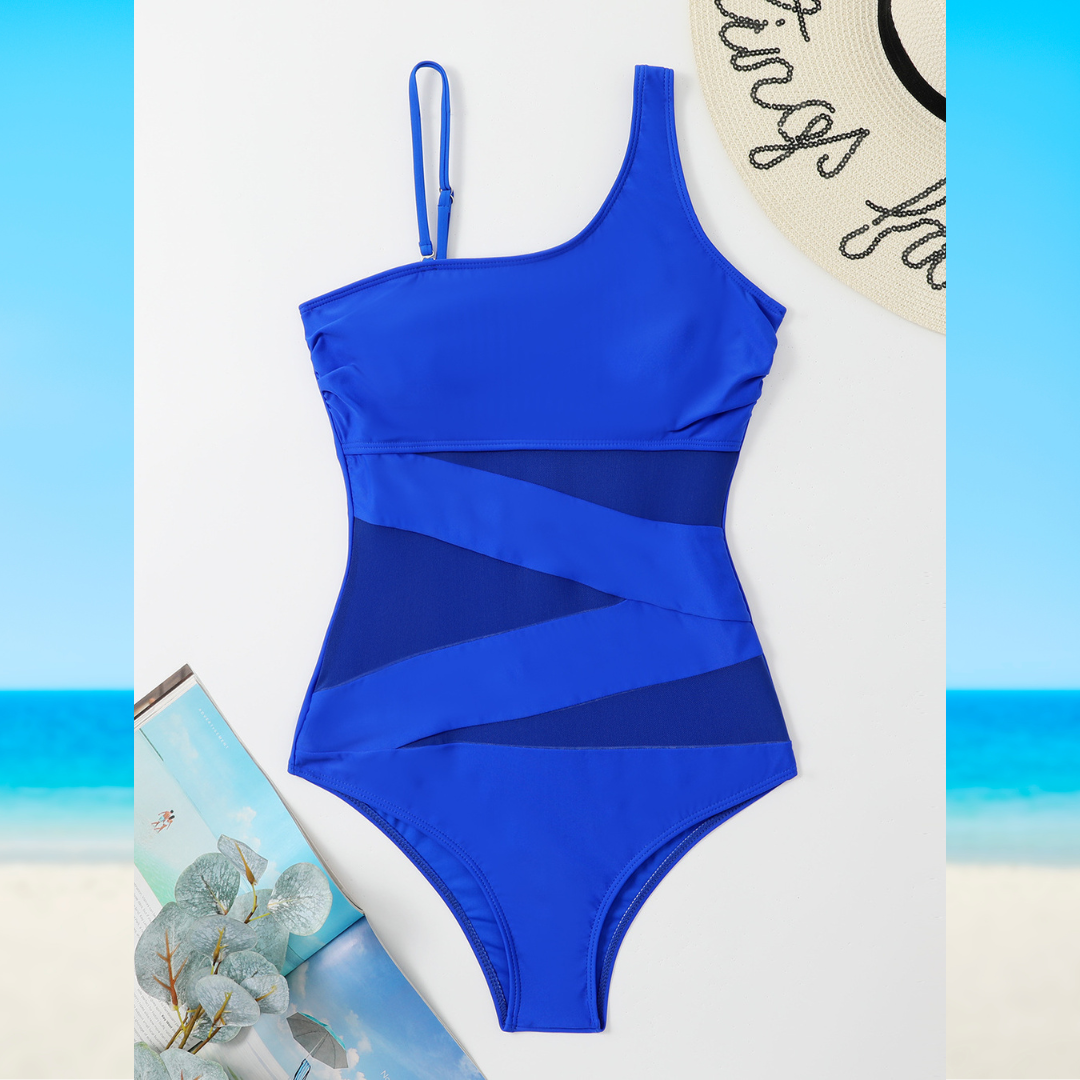 Hannah™ - Chic Asymmetrical Swimsuit