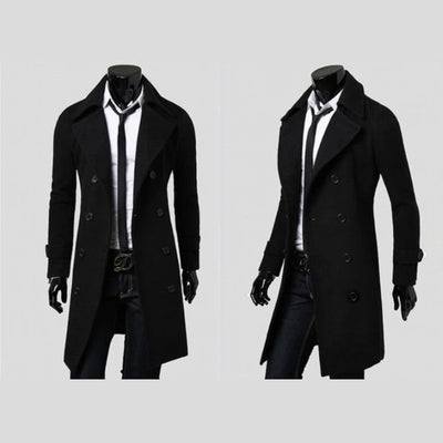 Samuel™ - Stylish Double Breasted Trench Coat