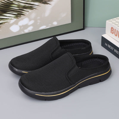 Mesh Soft Sole Breathable Comfortable Half Slippers For Men