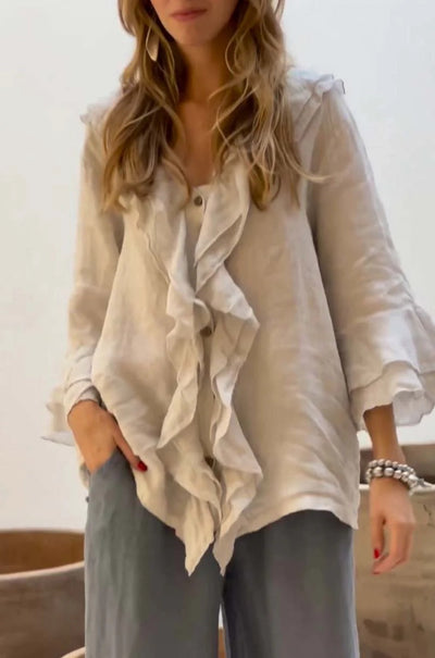 Aria™ - Casual Ruffle Blouse