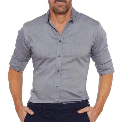 Brown™ - Stylish Wrinkle-Free Zipper Shirt