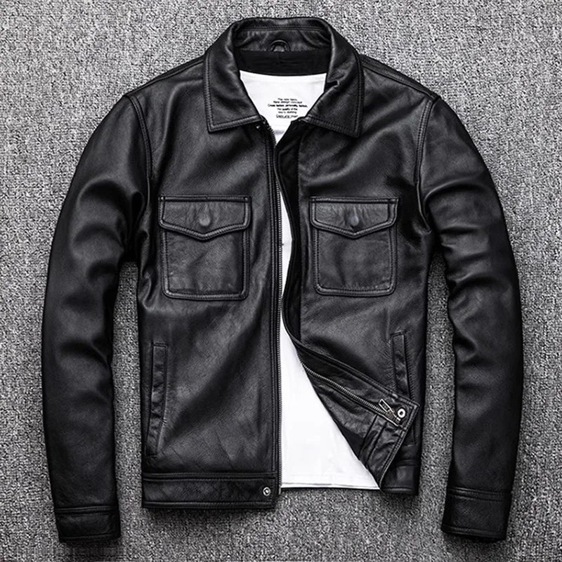 Elliot™ - Vintage Vegan Leather Jacket