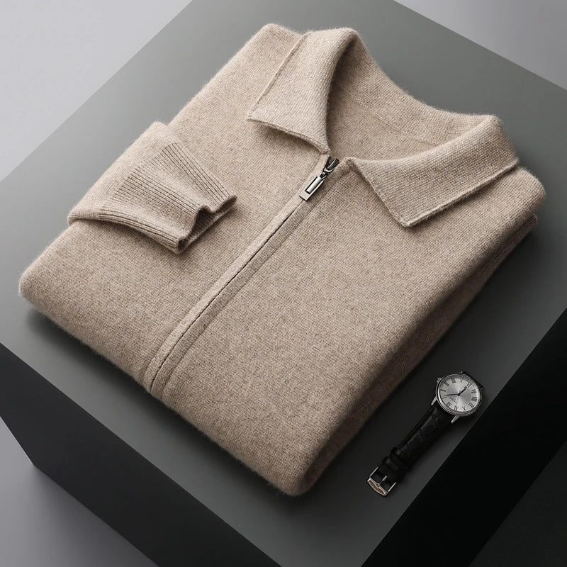 Jack™ - Stylish Full Zip Cashmere Cardigan