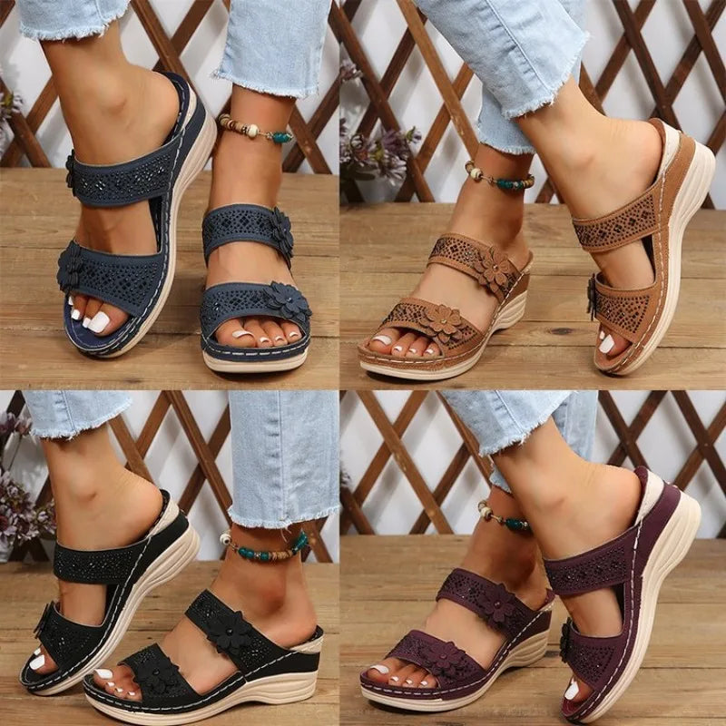 Mia™ - Orthopedic Open Toe Wedge Sandals