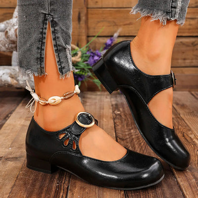 Sophia™ - Elegant Round Toe Retro Shoes