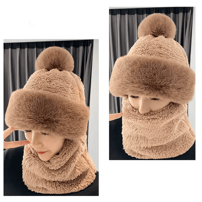 Sienna™ - Windproof Fleece Scarf Hat