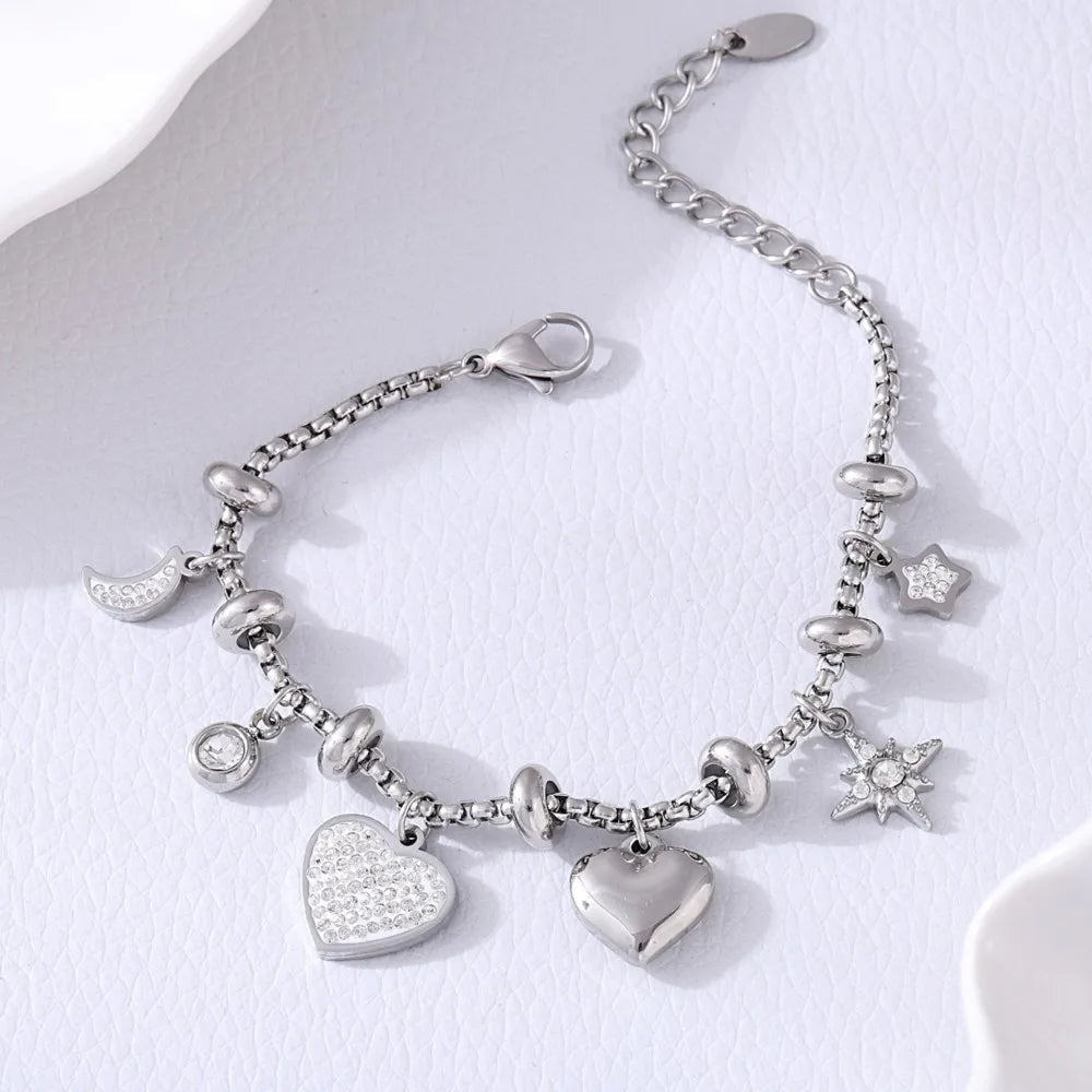 Charlotte™ - Elegant Love Charm Bracelet