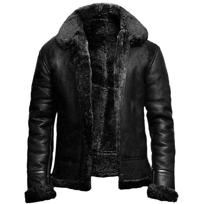 Max™ - Vegan Leather Winter Jacket