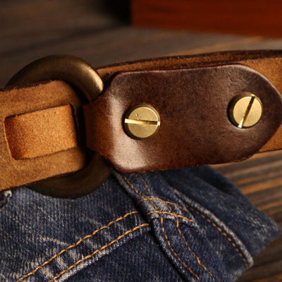 Louis™ - Handcrafted Pure Leather Hook Belt