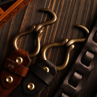 Louis™ - Handcrafted Pure Leather Hook Belt