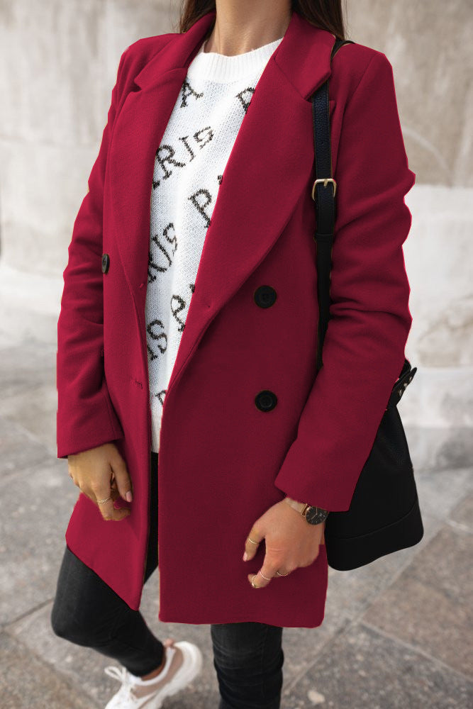 Ruby™- Stylish wool coat