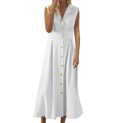 Mia™ - Attractive Cotton Breathable Summer Maxi Dress