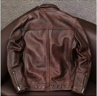 Elliot™ - Vintage Vegan Leather Jacket