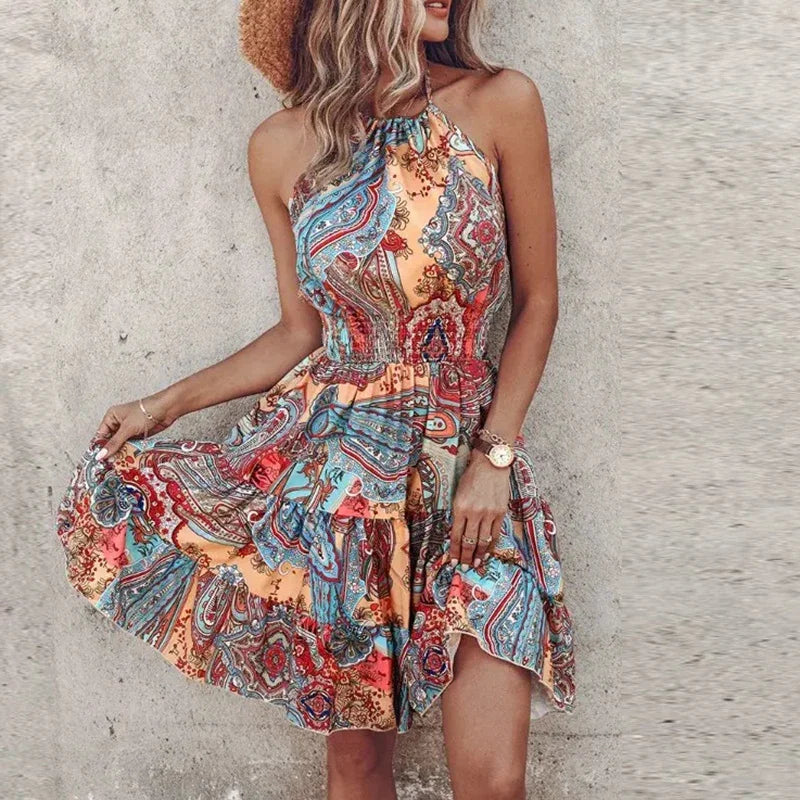 Emily™ - Chic Halter Dress
