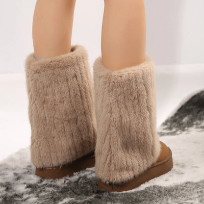 Sienna™ - Elegant Winter Fur Boots