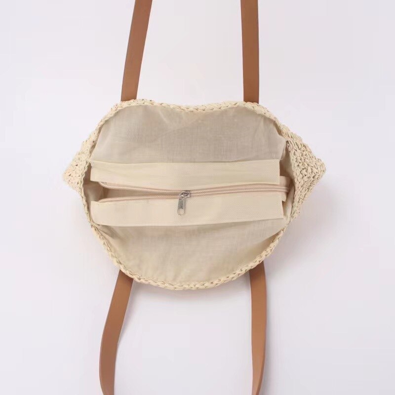 Bonnie™ - Handmade Multifunctional Straw Handbag