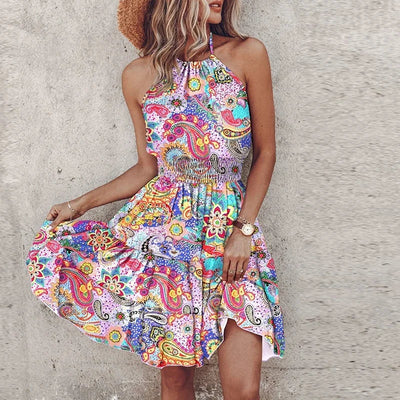 Emily™ - Chic Halter Dress