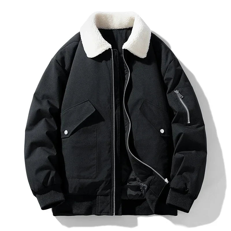 Harry™ - Stylish Bomber Jacket with Fleece Collar