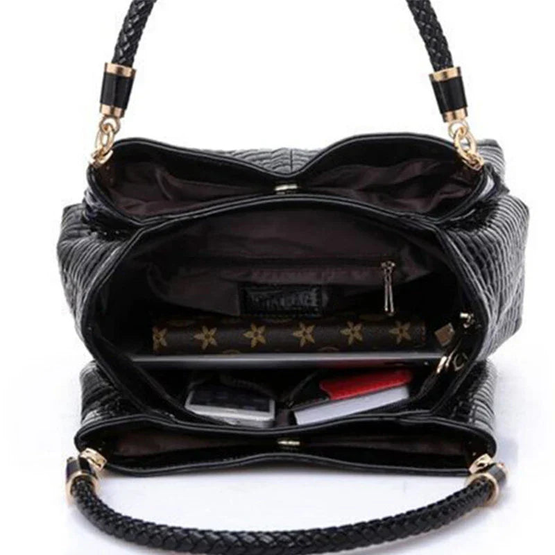 Isabelle™ - Stylish Crocodile Pattern Handbag