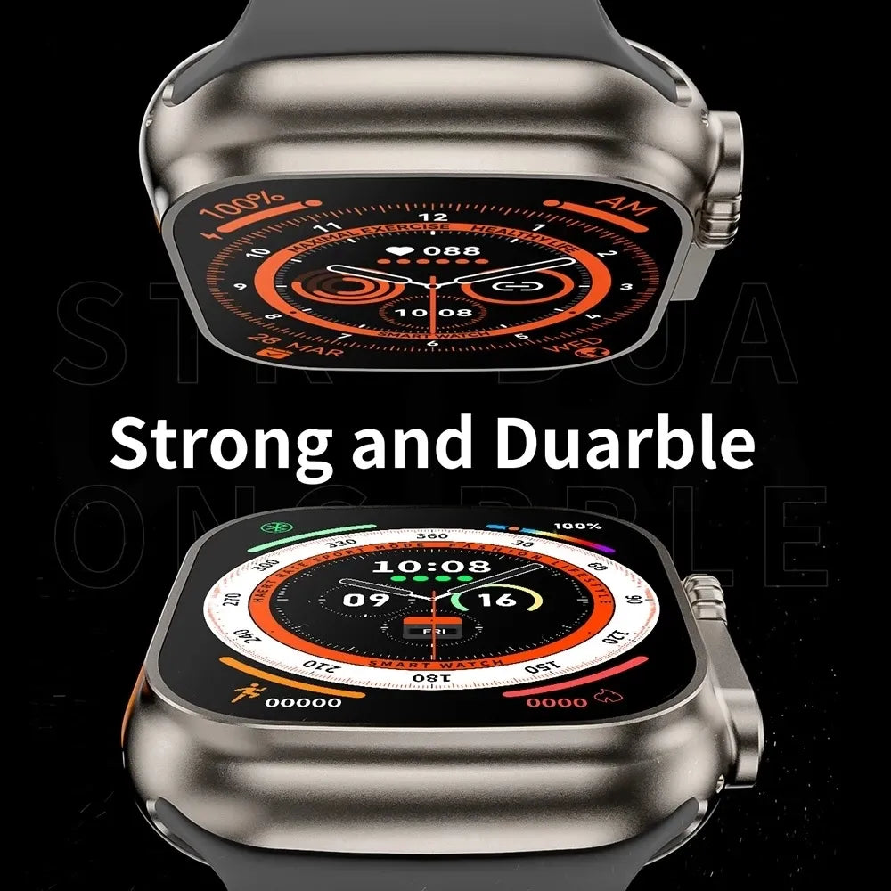 Ultra Smartwatch Series 8 - For Iphone & Android - 2 Straps Included