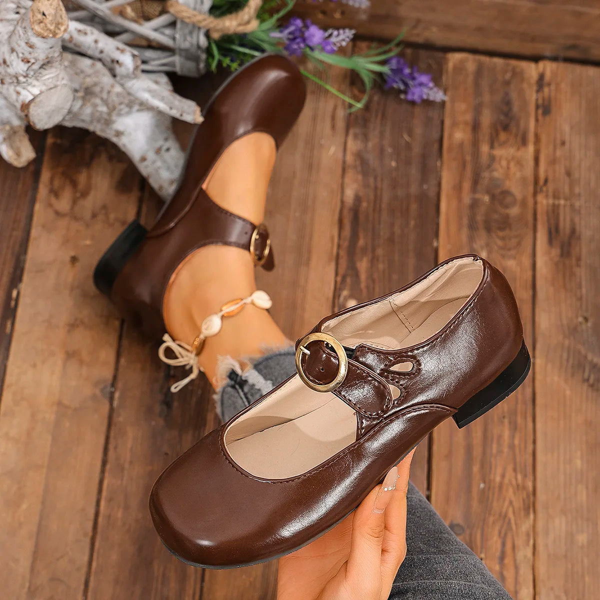 Sophia™ - Elegant Round Toe Retro Shoes