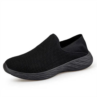 Breathable Flying Woven Soft Sole Slip-On Shoes for Men