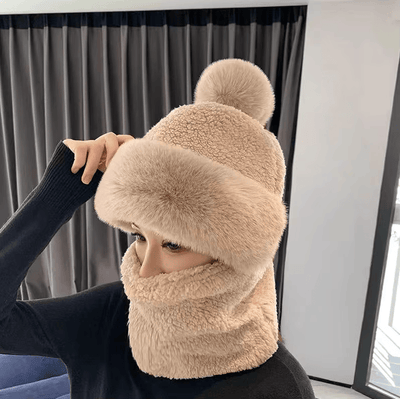 Sienna™ - Windproof Fleece Scarf Hat