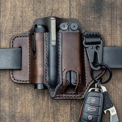 Multifunctional Tactical Leather Belt Cover