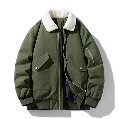 Harry™ - Stylish Bomber Jacket with Fleece Collar