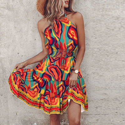 Emily™ - Chic Halter Dress