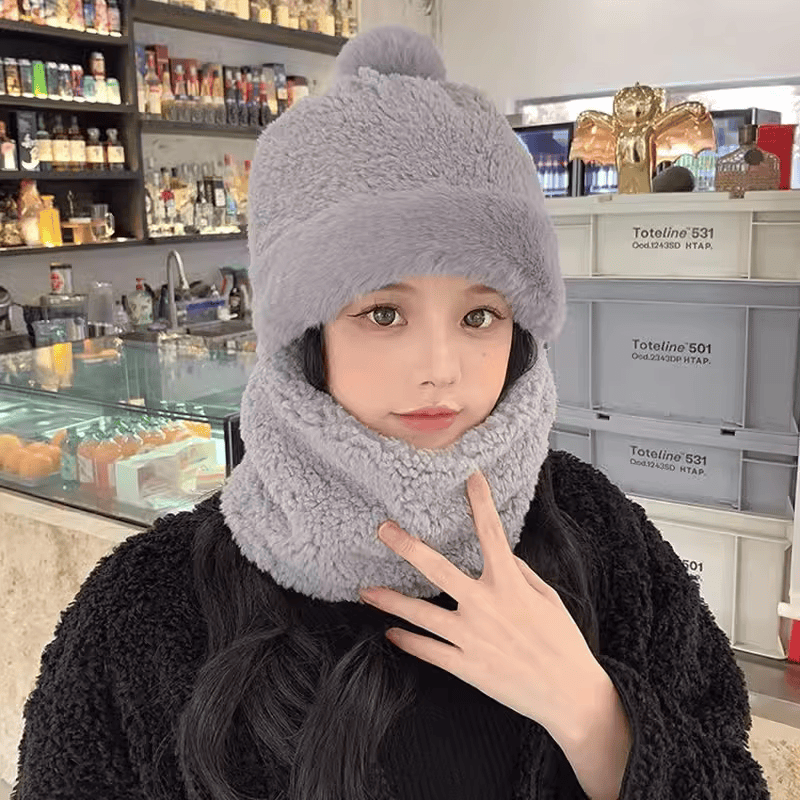 Sienna™ - Windproof Fleece Scarf Hat