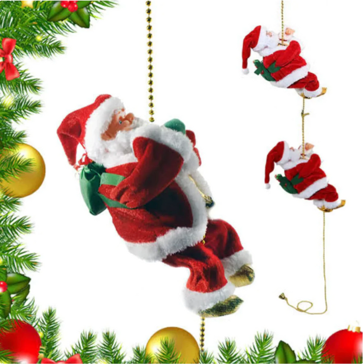 Climbing Santa - Electric Climbing Santa Toy