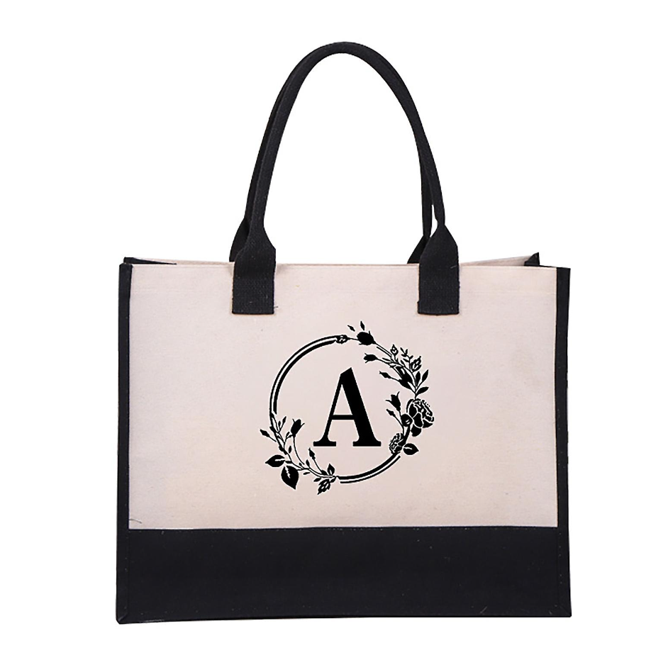 Remi™ - Letter Personalized Tote Bag