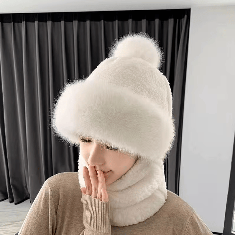 Sienna™ - Windproof Fleece Scarf Hat