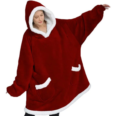 CozyWrap™ - Casual Unisex Hooded Wearable Blanket