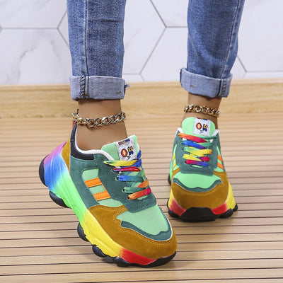 Colourful Stylish Orthopedic Sneakers With Arch Support