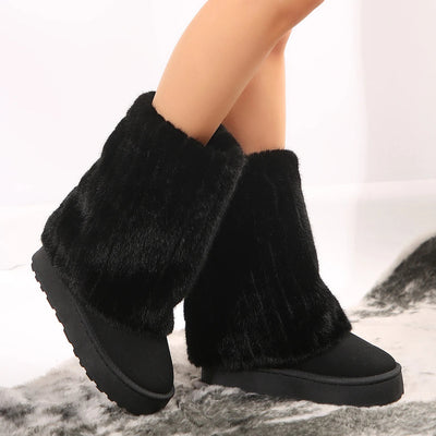 Sienna™ - Elegant Winter Fur Boots