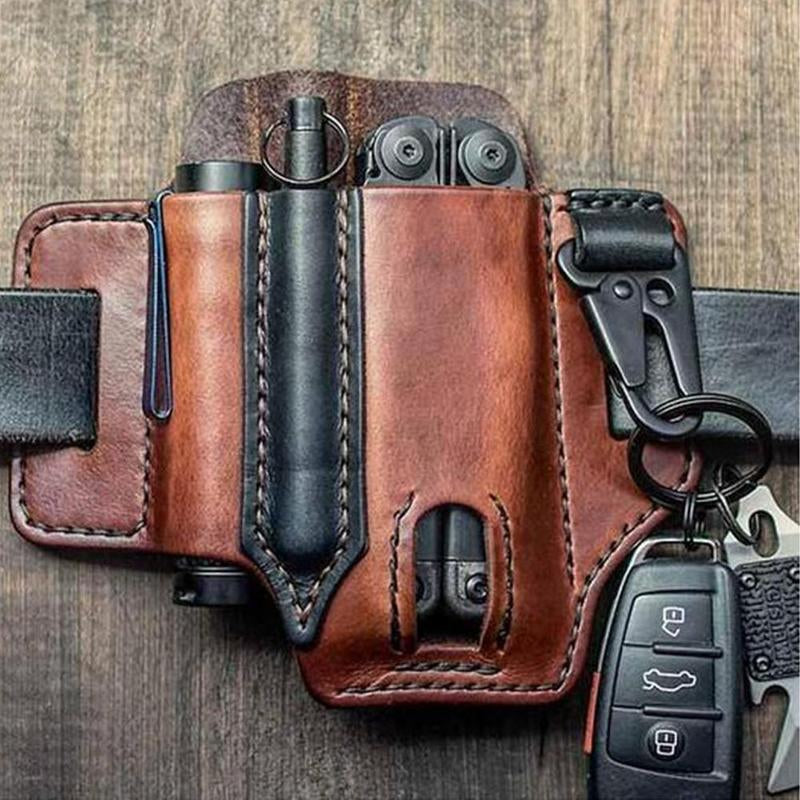 Multifunctional Tactical Leather Belt Cover