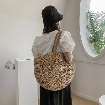 Bonnie™ - Handmade Multifunctional Straw Handbag