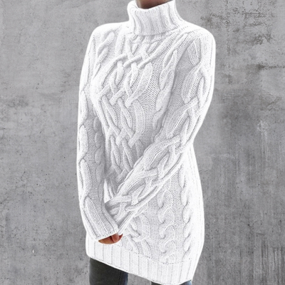 Scarlett™ - Stylish Warm Turtleneck Long Sweater